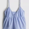 Stacey Solomon – top de pijama din bumbac țesut Stacey Solomon – top de pijama din bumbac țesut