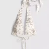 Sutien de bikini cu gât halter și imprimeu bandana Sutien de bikini cu gât halter și imprimeu bandana