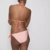 Sutien de bikini triunghiular cu imprimeu de stele de mare în dungi Sutien de bikini triunghiular cu imprimeu de stele de mare în dungi