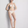 Sutien de bikini triunghiular cu imprimeu floral 3D