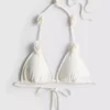 Sutien de bikini triunghiular cu imprimeu floral 3D