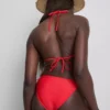 Sutien de bikini triunghiular cu model de tucan Sutien de bikini triunghiular cu model de tucan