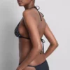 Sutien de bikini triunghiular cu strasuri Sutien de bikini triunghiular cu strasuri