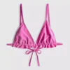 Sutien de bikini triunghiular cu volane strălucitoare