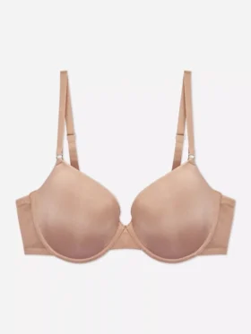 Sutien tip T-shirt cu cupe întregi, căptușit, din gama A-d Essential
