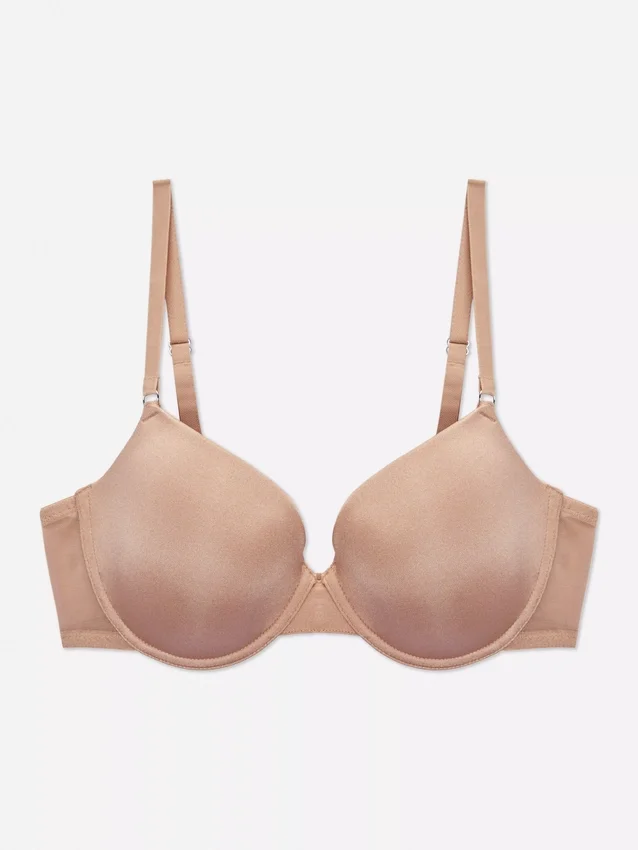 Sutien tip T-shirt cu cupe întregi, căptușit, din gama A-d Essential Sutien tip T-shirt cu cupe întregi, căptușit, din gama A-d Essential