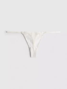 Tanga de mireasă brodată cu paiete
