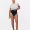 Tanga modelatoare fără cusături, cu talie înaltă