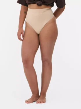 Tanga modelatoare fără cusături, cu talie înaltă