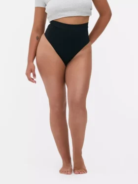 Tanga modelatoare fără cusături, cu talie înaltă