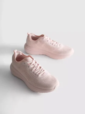 Teniși cu șireturi din tricot