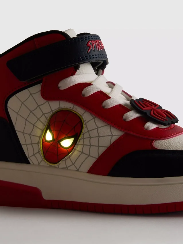 Teniși înalți Marvel Spider-Man cu lumină Teniși înalți Marvel Spider-Man cu lumină