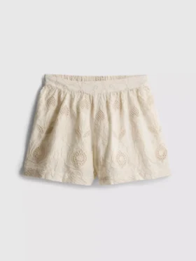 The Edit pantaloni scurți din bumbac broderie