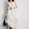 The Primark Scene | Fustă maxi asimetrică cu broderie The Primark Scene | Fustă maxi asimetrică cu broderie