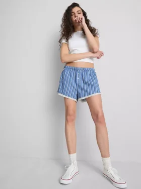 The Primark Scene | Pantaloni Scurți cu dungi din dantelă