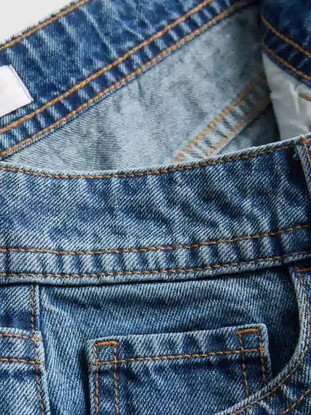 The Primark Scene | Pantaloni Scurți micro din denim de bumbac The Primark Scene | Pantaloni Scurți micro din denim de bumbac