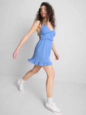 The Primark Scene | Rochie mini cu volane șifonate The Primark Scene | Rochie mini cu volane șifonate