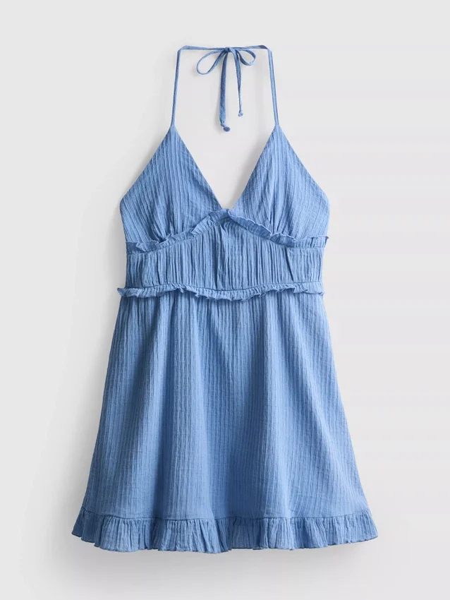 The Primark Scene | Rochie mini cu volane șifonate The Primark Scene | Rochie mini cu volane șifonate