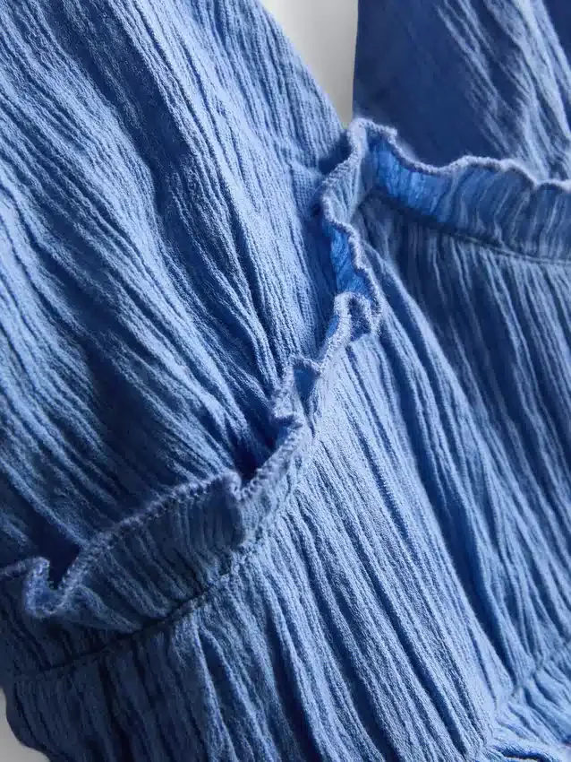 The Primark Scene | Rochie mini cu volane șifonate The Primark Scene | Rochie mini cu volane șifonate