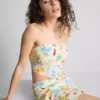 The Primark Scene | Top bandeau curbat cu imprimeu The Primark Scene | Top bandeau curbat cu imprimeu