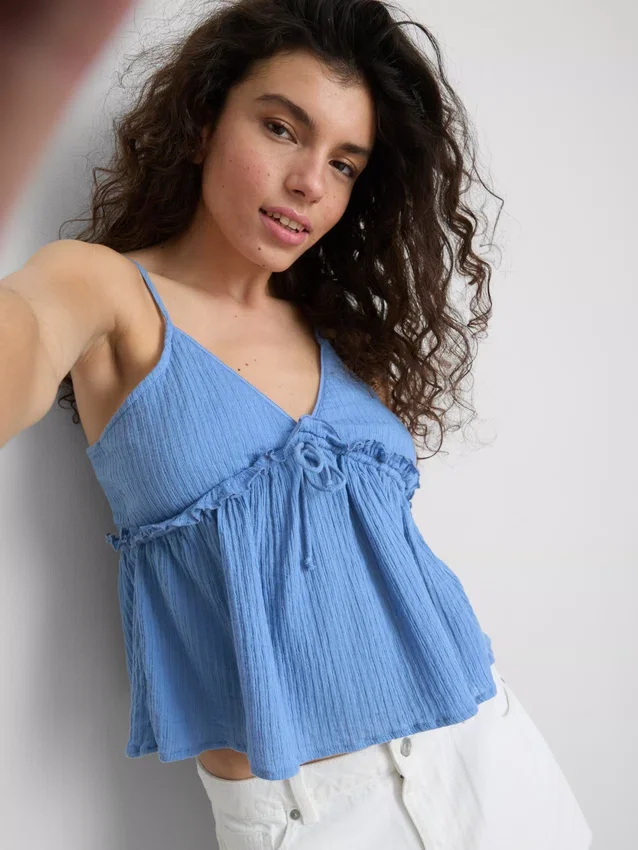 The Primark Scene | Top cami cu volane The Primark Scene | Top cami cu volane