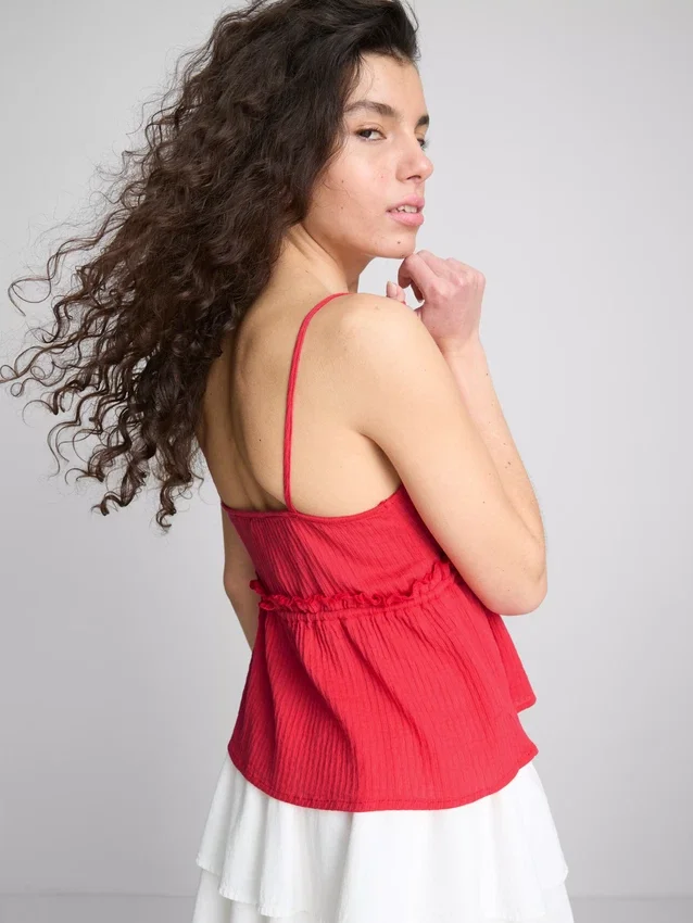 The Primark Scene | Top cami cu volane The Primark Scene | Top cami cu volane