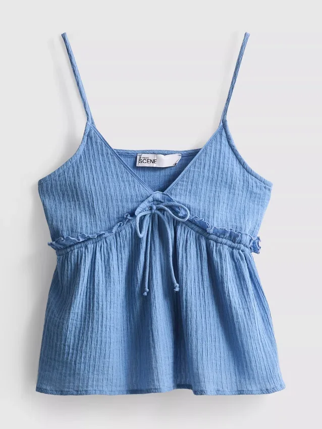 The Primark Scene | Top cami cu volane The Primark Scene | Top cami cu volane