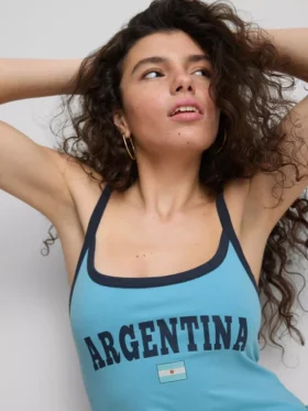 The Primark Scene | Top cami din bumbac „Rich Argentina”