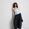 The Primark Scene | Top cu bretele, paiete și guler înfășurat The Primark Scene | Top cu bretele, paiete și guler înfășurat