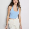 The Primark Scene | Top scurt cu gât halter The Primark Scene | Top scurt cu gât halter