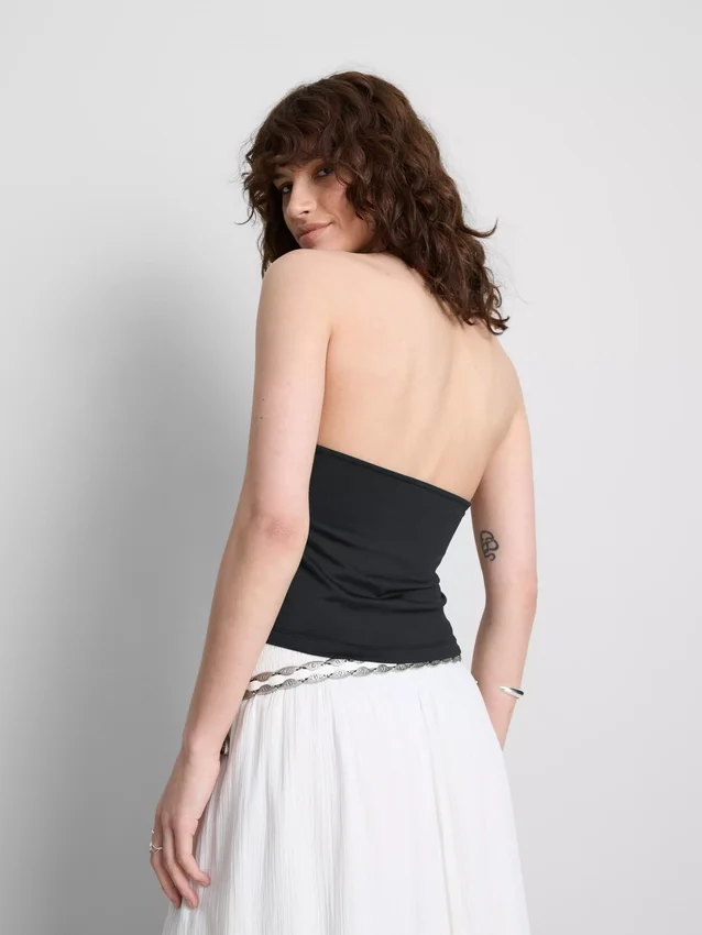 The Primark Scene | Top scurt cu gât halter The Primark Scene | Top scurt cu gât halter