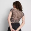 The Primark Scene | Top scurt, transparent, cu umerii goi
