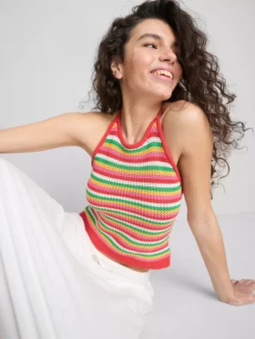 The Primark Scene | Top tricotat cu gât halter
