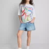 The Primark Scene | Tricou oversized din bumbac cu imprimeu Margarita The Primark Scene | Tricou oversized din bumbac cu imprimeu Margarita