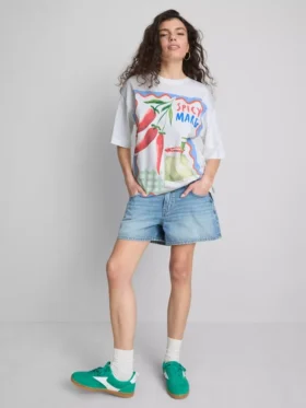 The Primark Scene | Tricou oversized din bumbac cu imprimeu Margarita
