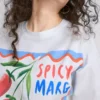The Primark Scene | Tricou oversized din bumbac cu imprimeu Margarita The Primark Scene | Tricou oversized din bumbac cu imprimeu Margarita