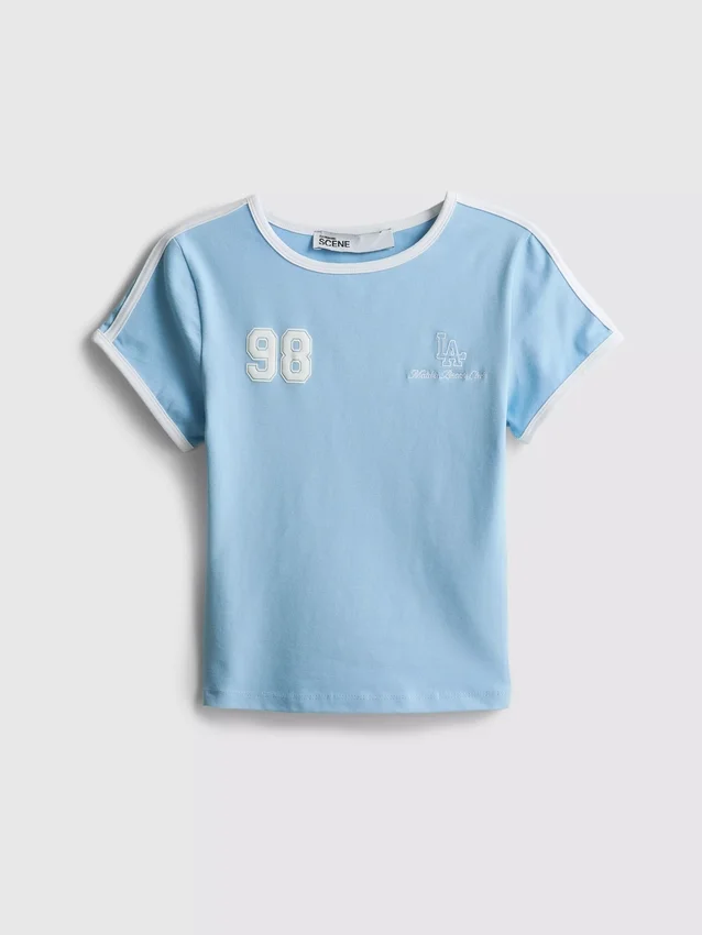 The Primark Scene | Tricou pentru bebeluși din bumbac cu imprimeu grafic The Primark Scene | Tricou pentru bebeluși din bumbac cu imprimeu grafic