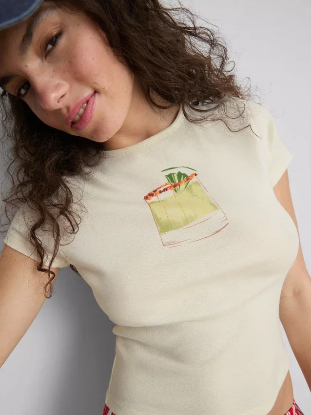 The Primark Scene | Tricou pentru bebeluși din bumbac „Margarita” The Primark Scene | Tricou pentru bebeluși din bumbac „Margarita”