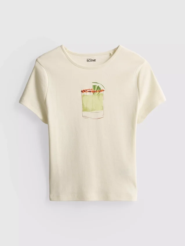 The Primark Scene | Tricou pentru bebeluși din bumbac „Margarita” The Primark Scene | Tricou pentru bebeluși din bumbac „Margarita”