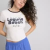 The Primark Scene | Tricou scurt „Laguna Beach Baby”