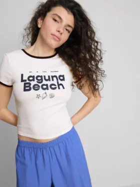 The Primark Scene | Tricou scurt „Laguna Beach Baby”