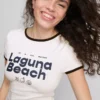 The Primark Scene | Tricou scurt „Laguna Beach Baby”