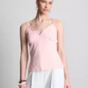 Top babydoll cu decolteu în V