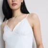 Top babydoll cu decolteu în V
