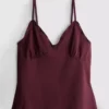 Top babydoll cu decolteu în V
