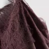 Top cami cu dantelă satinată Paula Echevarría Top cami cu dantelă satinată Paula Echevarría