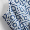 Top cami din bumbac cu decupaje Top cami din bumbac cu decupaje