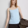 Top cami elastic, cu conținut ridicat de bumbac Top cami elastic, cu conținut ridicat de bumbac