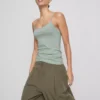 Top cami elastic, cu conținut ridicat de bumbac Top cami elastic, cu conținut ridicat de bumbac