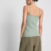 Top cami elastic, cu conținut ridicat de bumbac Top cami elastic, cu conținut ridicat de bumbac